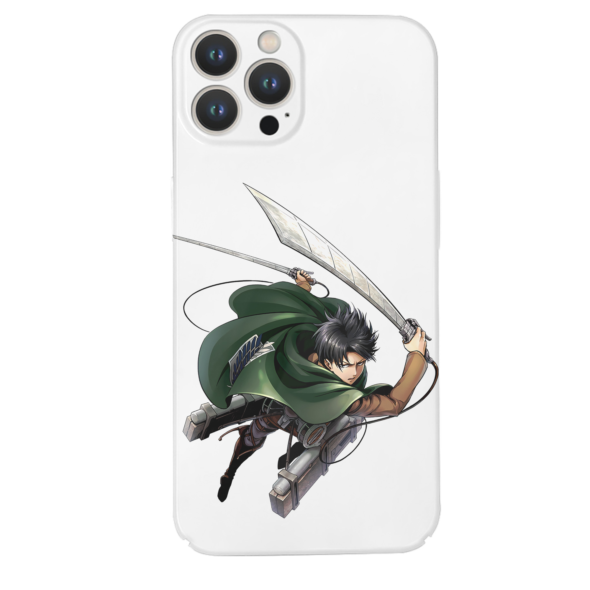 （画像用） 進撃の巨人 リヴァイ·アッカーマン Attack on Titan Levi Ackerman 【iPhone 14シリーズ対応】ハードケース